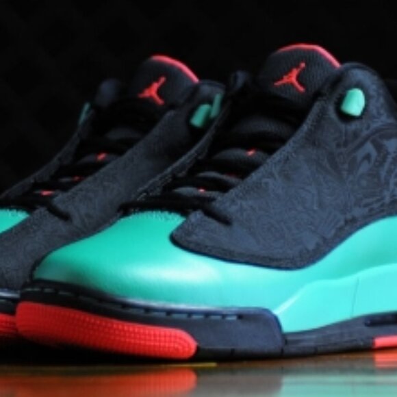 Jordan Dub Zero GS “Black/Infrared-Verde” - Picture 1 of 3
